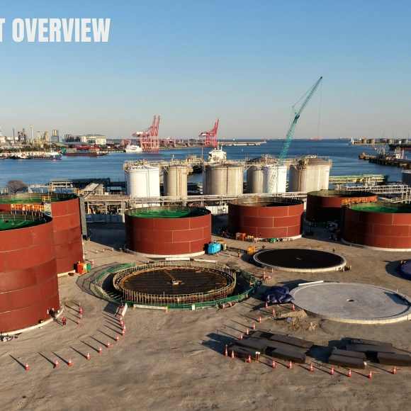 E5 tank pit under construction